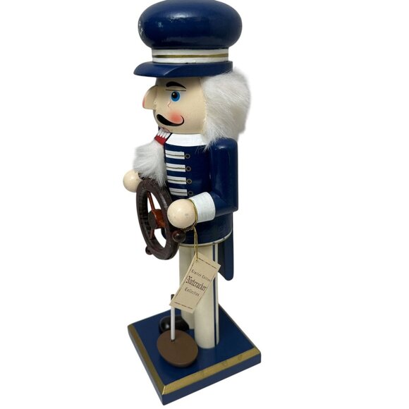 Christmas Nutcracker 14" Sailor Sea Captain Vintage Holiday Limited Edition - Picture 10 of 13